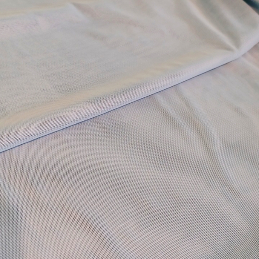 Fine Mesh Fabric - Ice Blue Colour - See Theough 6500
